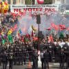 Ekstremistët e majtë francezë protesta në njëvjetorin e Holland