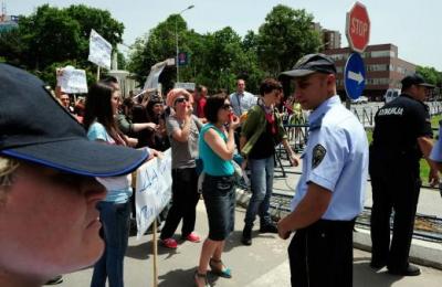 Shkup, protesta kunder ligjit për abortin