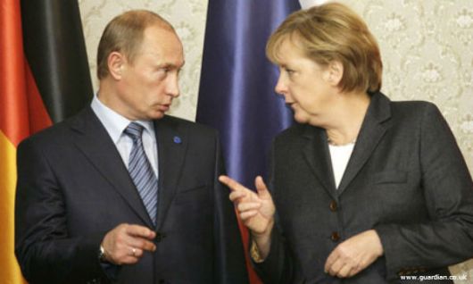 Merkel dhe Putin flasin për Sirinë