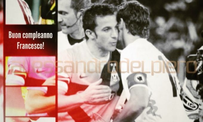 Del Piero uron Tottin për ditëlindje